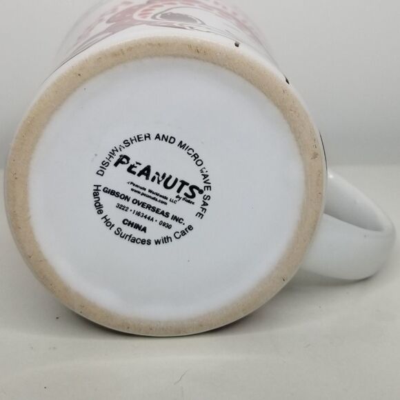 Gibson‎ Snoopy Valentines Day Peanuts by Schulz Coffee Tea Mug Cup 16 oz - Picture 7 of 8